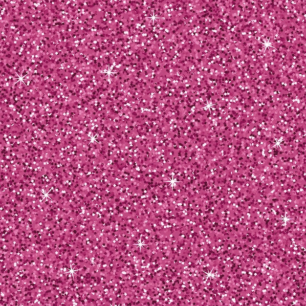 Premium Vector | Seamless magenta pink glitter texture