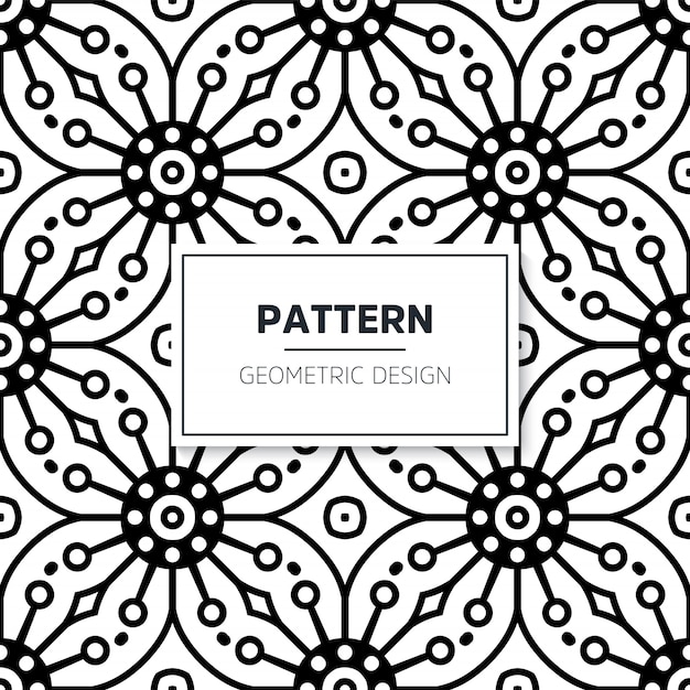 Download Seamless mandala pattern | Free Vector