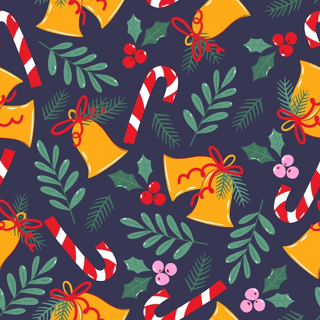 Premium Vector Seamless pattern for christmas wrapping paper or textile.