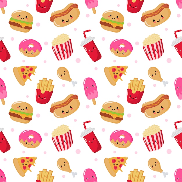 Food Junk Food Cute Kawaii Drawings