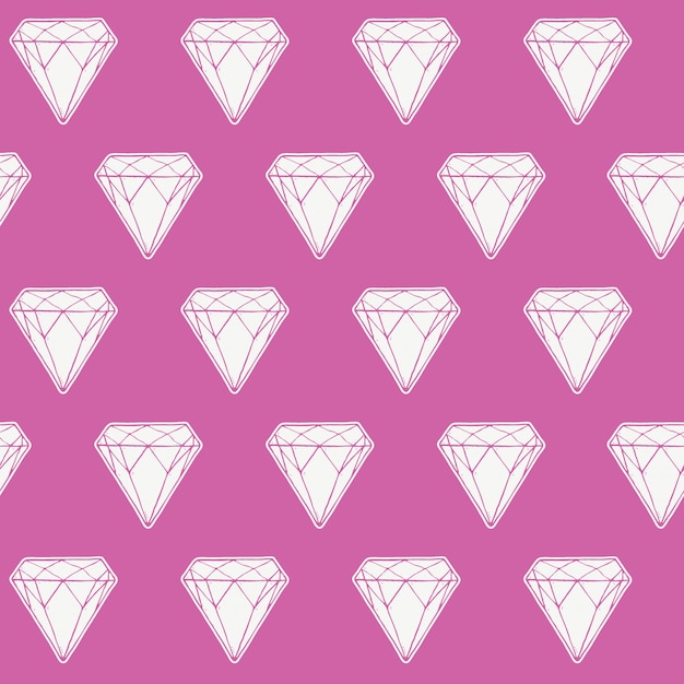 Seamless pattern of diamond, Vector | Premium Download