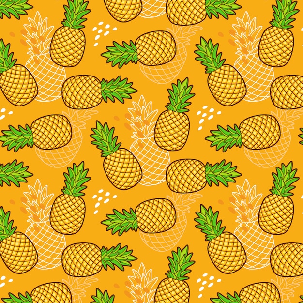 Pineapple Pattern Images Free Vectors, Stock Photos & PSD