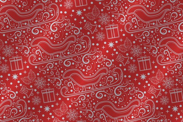 Premium Vector | Seamless pattern style batik for merry christmas