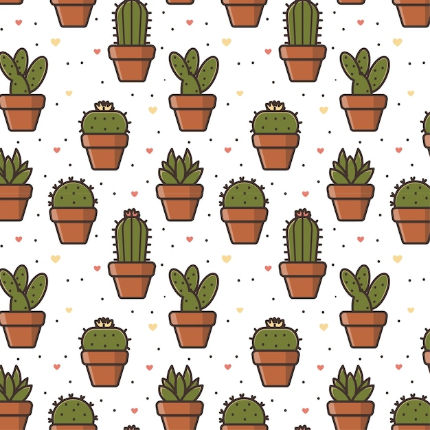 Premium Vector | Seamless pattern with cute illustration
