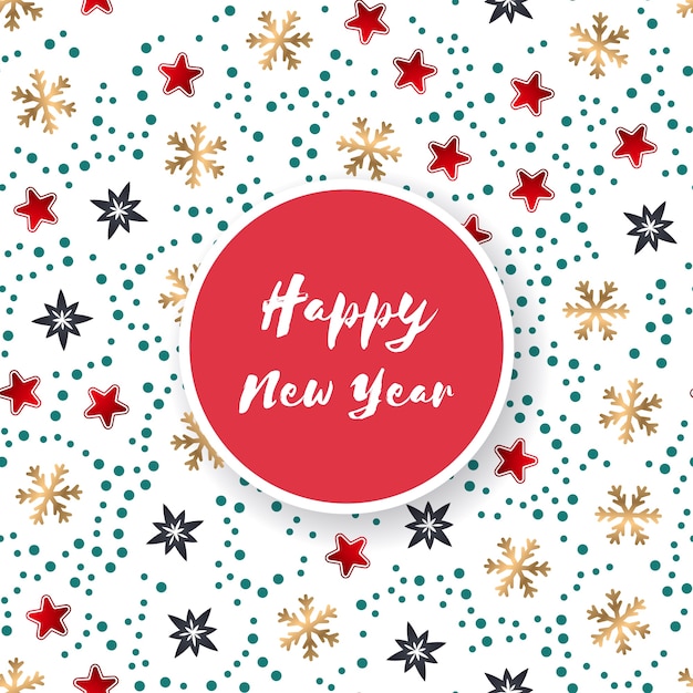 Seamless retro gold texture christmas patterns Free Vector