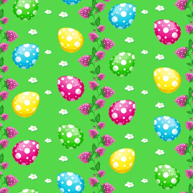 Premium Vector Seamless vector easter pattern