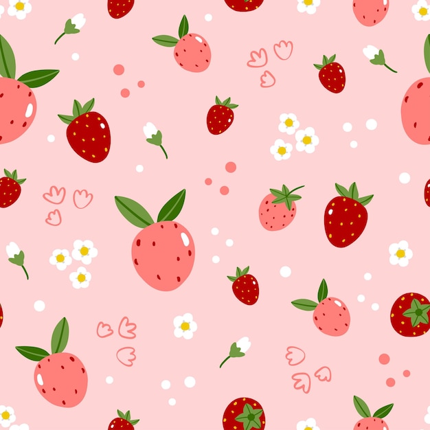 Premium Vector  Seamless vector  pattern with cute  hand 