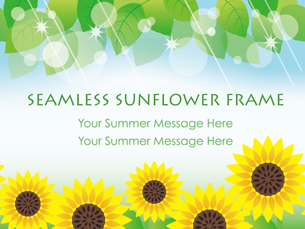 Download Free Seamless Vector Sunflower Background Illustration Premium Vector Use our free logo maker to create a logo and build your brand. Put your logo on business cards, promotional products, or your website for brand visibility.