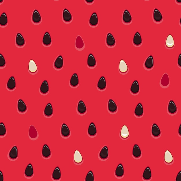 Premium Vector Seamless Watermelon Texture 0053