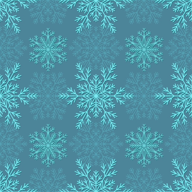 Seamless winter texture. Vector | Premium Download