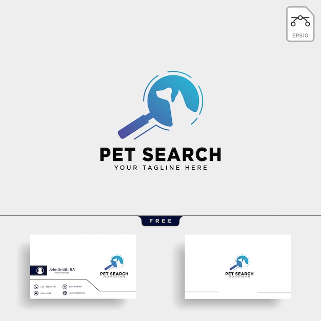 Download Free Search Pet Animal Logo Template With Line Art Style Premium Vector Use our free logo maker to create a logo and build your brand. Put your logo on business cards, promotional products, or your website for brand visibility.