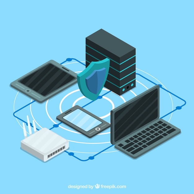 Security system background Free Vector