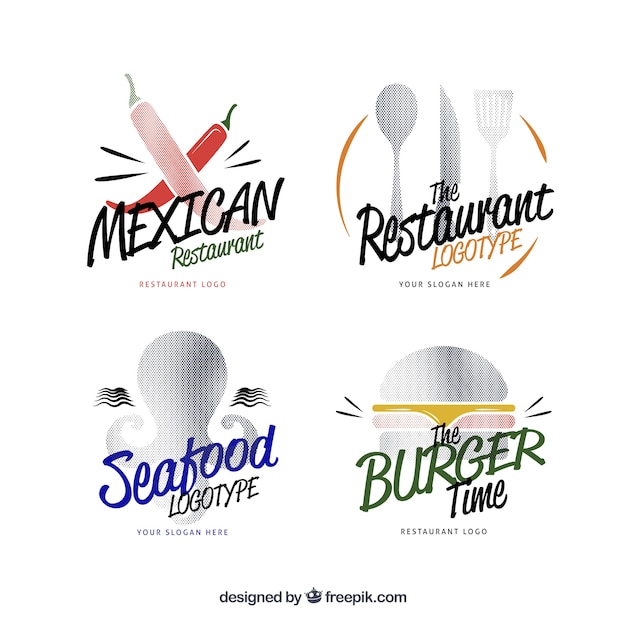 cool restaurant logos
