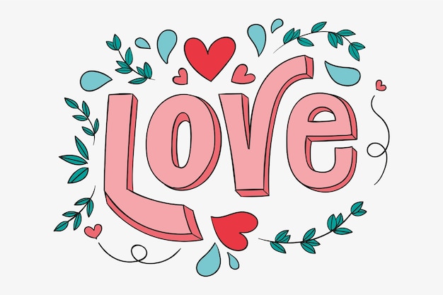 Download Self love lettering quote | Free Vector