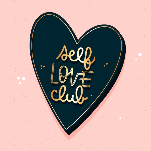 Download Self love lettering Vector | Free Download