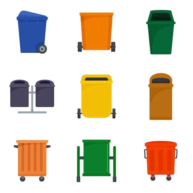 Download Free Separation Recycle Bin Trash Icons Set Premium Vector Use our free logo maker to create a logo and build your brand. Put your logo on business cards, promotional products, or your website for brand visibility.