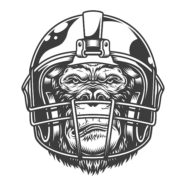 Download Free Serious Gorilla In Monochrome Style Free Vector Use our free logo maker to create a logo and build your brand. Put your logo on business cards, promotional products, or your website for brand visibility.
