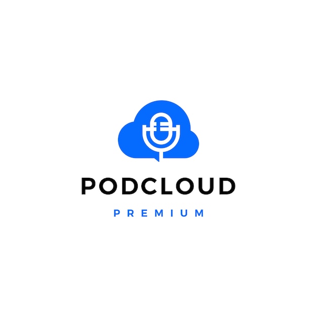 Download Free Server Cloud Podcast Logo Icon Illustration Premium Vector Use our free logo maker to create a logo and build your brand. Put your logo on business cards, promotional products, or your website for brand visibility.