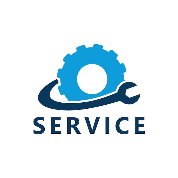 Premium Vector | Service logo template design vector