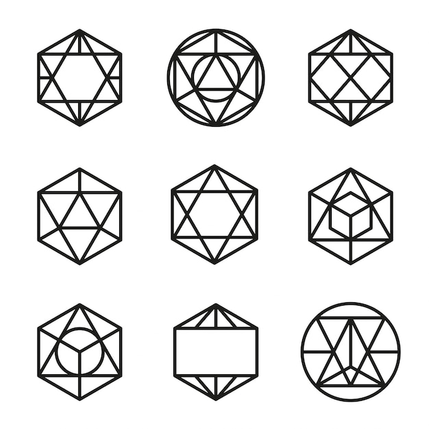 shapes geometric forms in graphic design