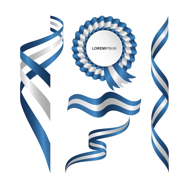 Download Free Set Of Abstract Wavy Flag Of The Argentina With Ribbon Style Use our free logo maker to create a logo and build your brand. Put your logo on business cards, promotional products, or your website for brand visibility.