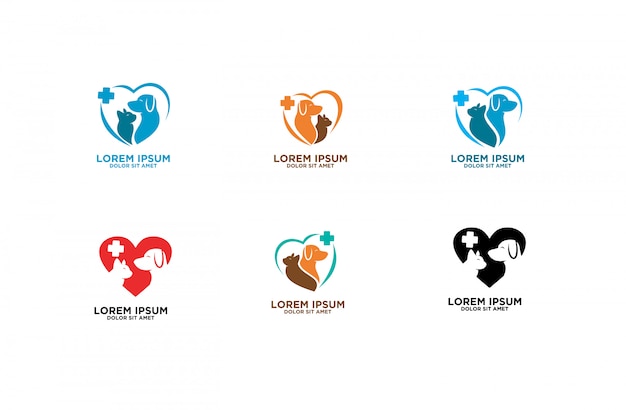 Download Free Set Of Animal Pet Hospital Logo Premium Vector Use our free logo maker to create a logo and build your brand. Put your logo on business cards, promotional products, or your website for brand visibility.