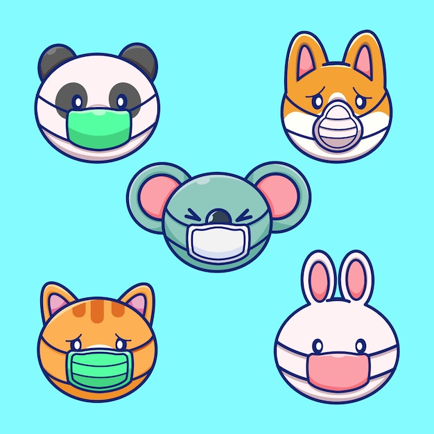 https://image.freepik.com/free-vector/set-animals-wearing-mask-illustration-animals-mascot-cartoon-character-isolated_138676-896.jpg