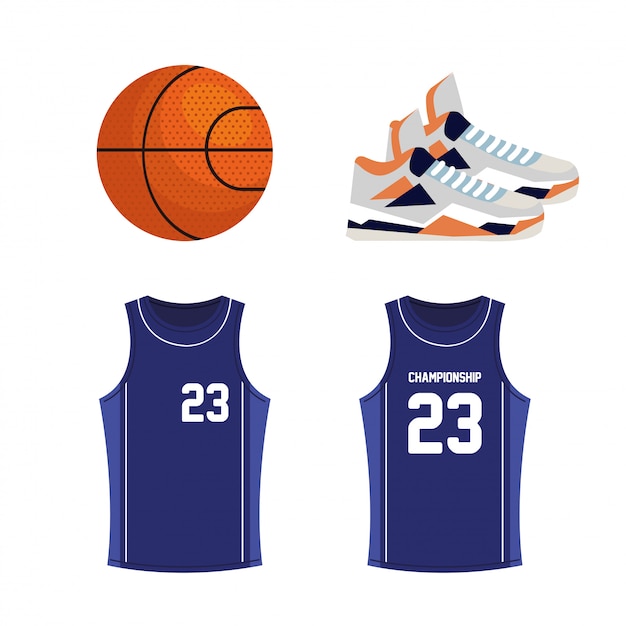 Premium Vector | Set of basketball icons, contains such icons as ball ...