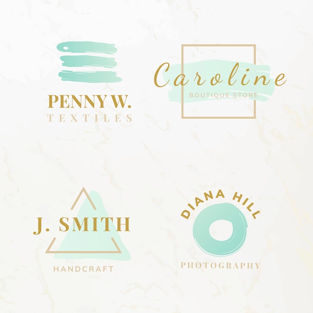 Download Free Download This Free Vector Set Of Beauty And Fashion Logo Design Use our free logo maker to create a logo and build your brand. Put your logo on business cards, promotional products, or your website for brand visibility.