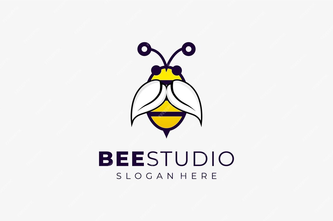 Premium Vector | Set of bees logo design for technology and consulting ...