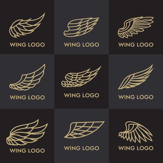 Download Free Set Of Bird Eagle And Wing Logo Template Premium Vector Use our free logo maker to create a logo and build your brand. Put your logo on business cards, promotional products, or your website for brand visibility.