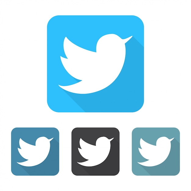 Download Free Set Of Blue Bird Twitter Icons Premium Vector Use our free logo maker to create a logo and build your brand. Put your logo on business cards, promotional products, or your website for brand visibility.