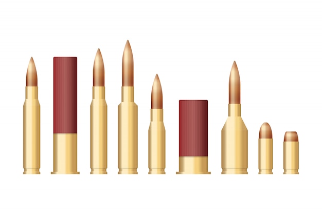 premium-vector-set-of-bullets-of-different-sizes-illustration