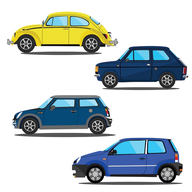 Set car vector illustration template design Premium Vector