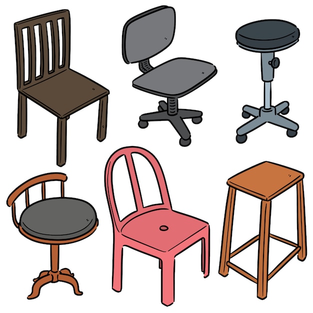 premium-vector-set-of-chair-cartoon