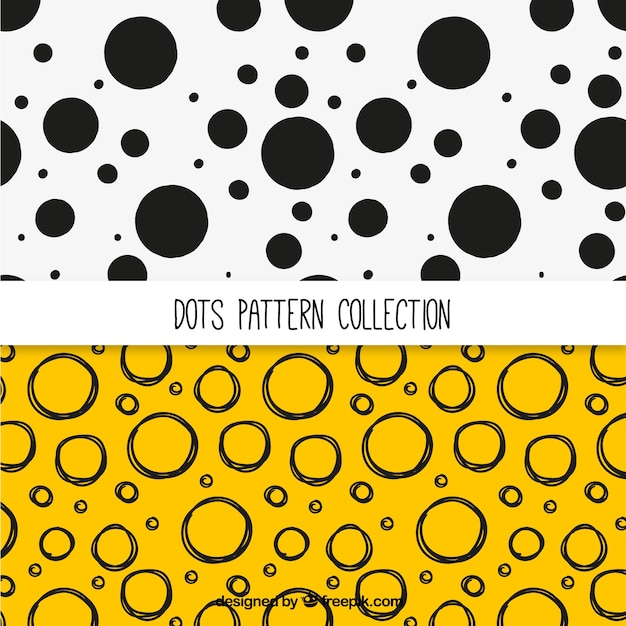 Free Vector | Set of circles patterns