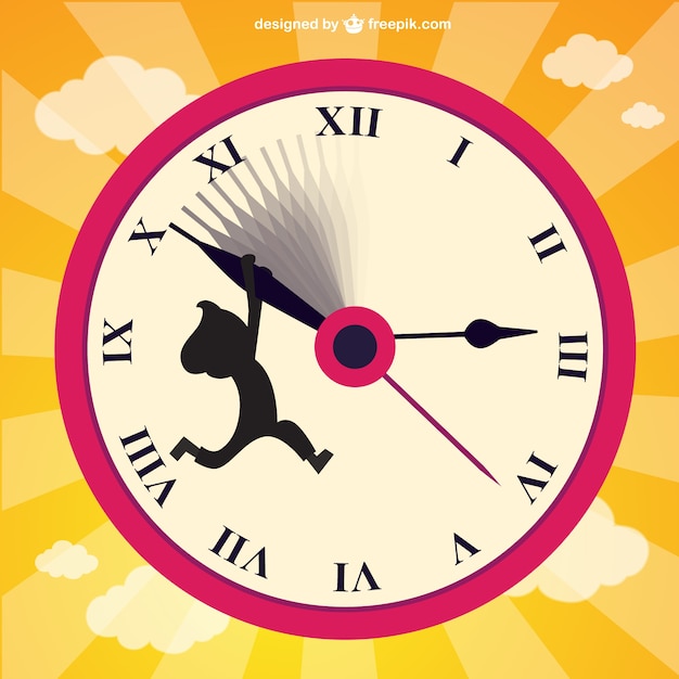 Set the clock back vector Vector Free Download