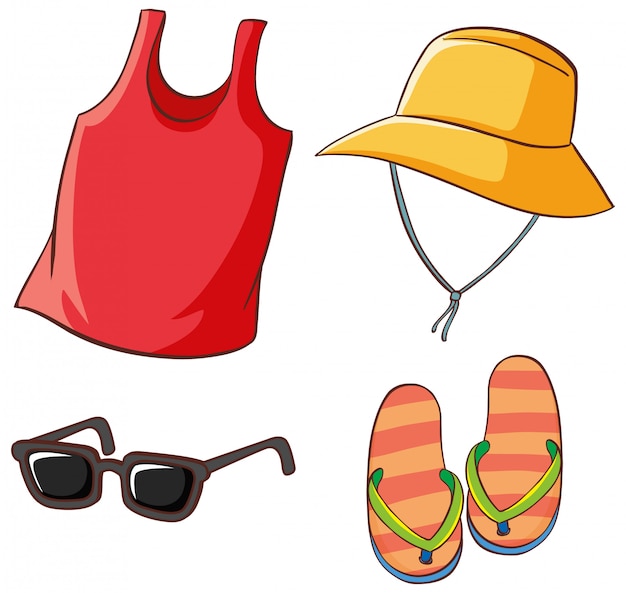 Free Vector | Set of clothes