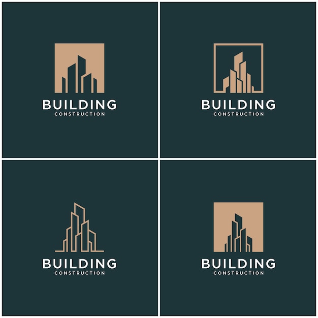 Download Free Set Collection Building Logo Design Bundle Construction Premium Vector Use our free logo maker to create a logo and build your brand. Put your logo on business cards, promotional products, or your website for brand visibility.