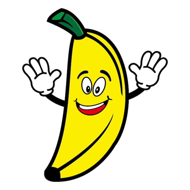 Premium Vector | Set collection of cute banana mascot design character ...