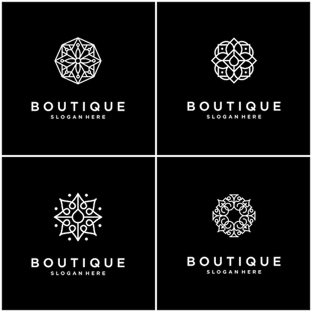 Download Free Set Collection Flower Logo Design Line Art Premium Vector Use our free logo maker to create a logo and build your brand. Put your logo on business cards, promotional products, or your website for brand visibility.
