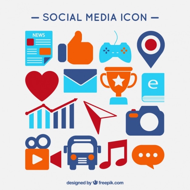 free social media vector icons