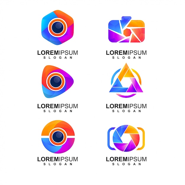 Download Free Set Colorful Camera Photography Logopremium Vector Premium Vector Use our free logo maker to create a logo and build your brand. Put your logo on business cards, promotional products, or your website for brand visibility.