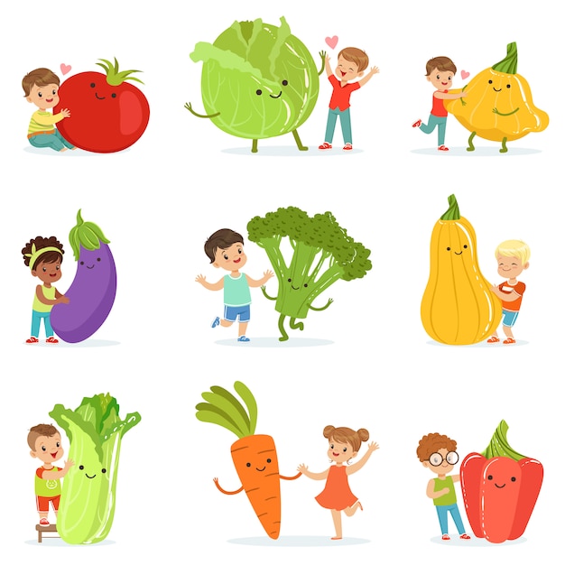 Premium Vector | Set for . colorful cartoon detailed illustrations on