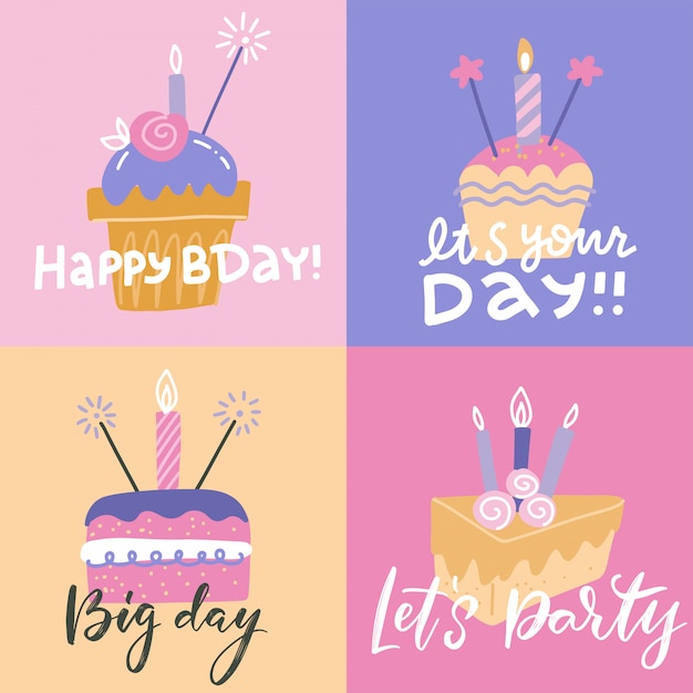 Download Free Set Of Colorful Square Birthdat Greeting Cards Happy Birthday Use our free logo maker to create a logo and build your brand. Put your logo on business cards, promotional products, or your website for brand visibility.