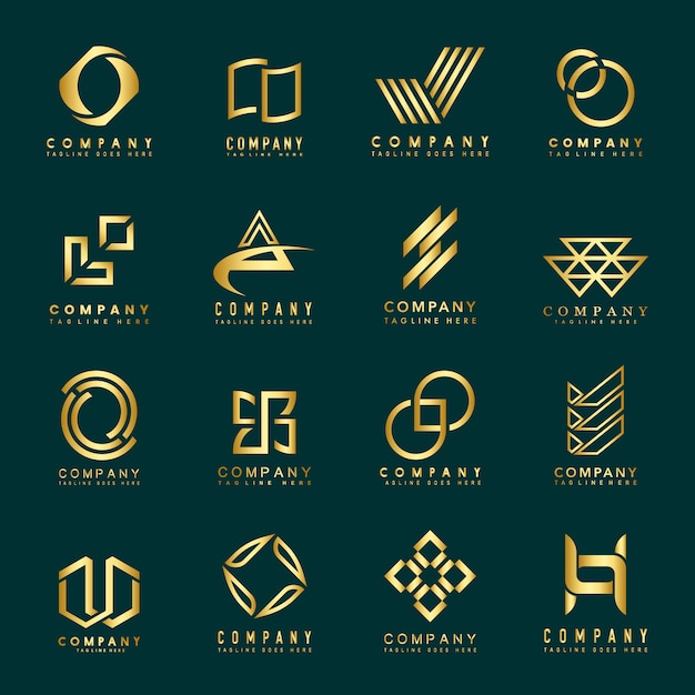 Download Free Set Of Company Logo Design Ideas Vector Free Vector Use our free logo maker to create a logo and build your brand. Put your logo on business cards, promotional products, or your website for brand visibility.