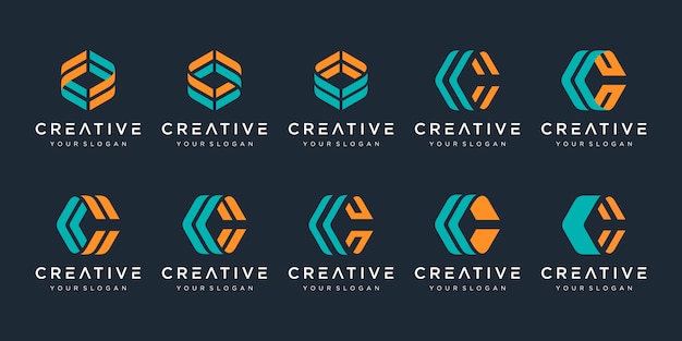 Download Free Set Of Creative Letter C Logo Design Template S For Business Of Use our free logo maker to create a logo and build your brand. Put your logo on business cards, promotional products, or your website for brand visibility.