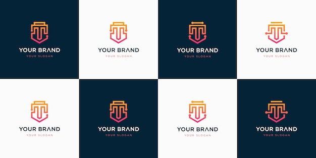 Premium Vector Set Of Creative Letter T Logo Design Inspiration