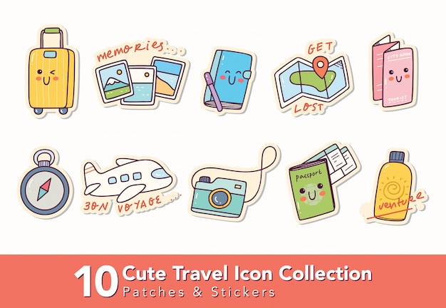 cute travel icon