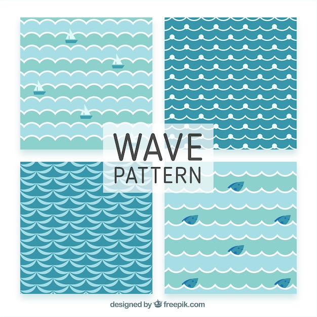 fabric pattern mixing with large colorful wave pattern